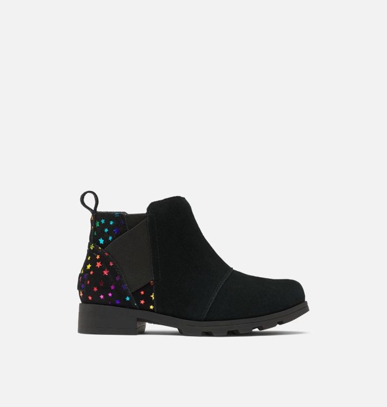 Kids Booties Black - Sorel Youth Emelie™ Chelsea - 480-GOPDBR